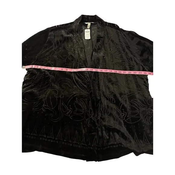 Soma Limited Edition Velvet Noir Wrap Robe & Velvet Pants - NWT - XXL Tall - Picture 12 of 16